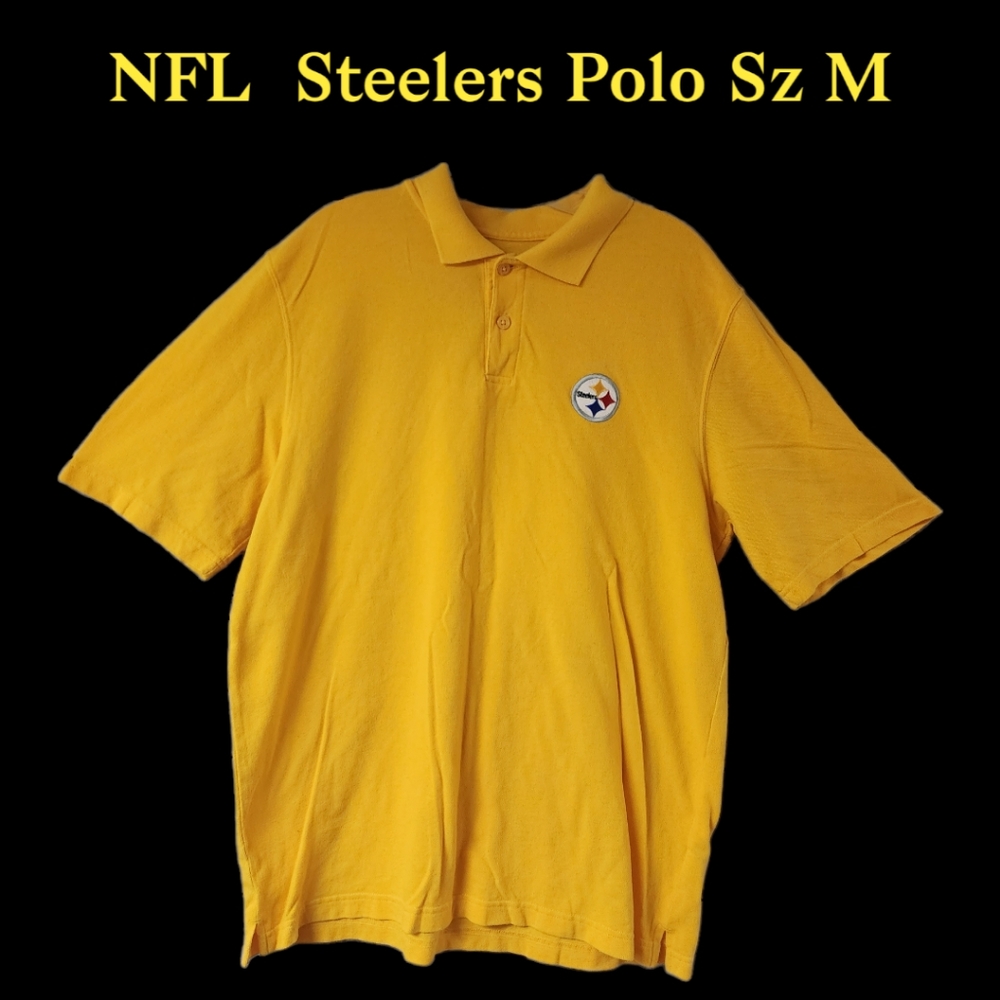 NFL Steelers Polo Sz M